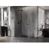Mexen Lunar Duo shower enclosure swing 120 x 110 cm, transparent, gun metal - 834-120L-110P-95-00