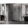 Mexen Lunar Duo shower enclosure swing 120 x 110 cm, transparent, gun metal - 834-120L-110P-95-00