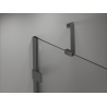 Mexen Lunar Duo 120 x 110 cm Left Swing Shower Enclosure, Transparent, Gun Metal - 834-120L-110P-95-00