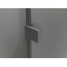 Mexen Lunar Duo shower enclosure swing 120 x 110 cm, transparent, gun metal - 834-120L-110P-95-00