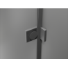 Mexen Lunar Duo shower enclosure swing 120 x 110 cm, transparent, gun metal - 834-120L-110P-95-00