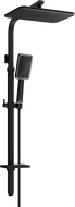 Mexen Q54 shower column, Black/Chrome - 798545495-71