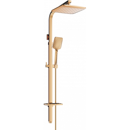 Mexen Q62 shower column, Rose gold - 798626295-60