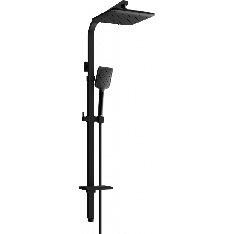 Mexen Q62 shower column, Black - 798626295-70