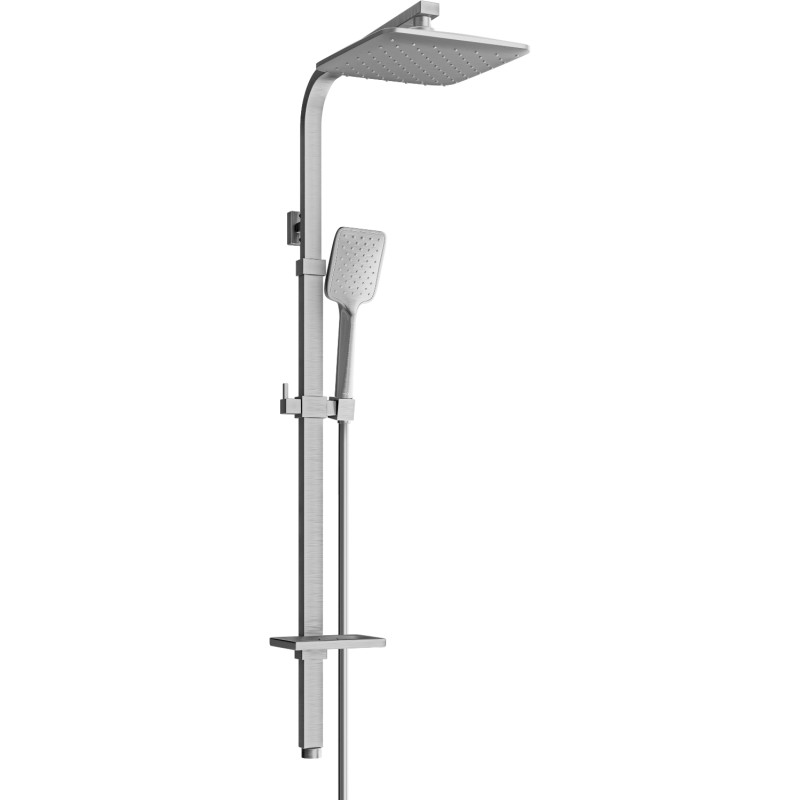 Mexen Q62 shower column, brushed gun gray - 798626295-66