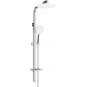 Mexen Q67 shower column, chrome/white - 798676795-00