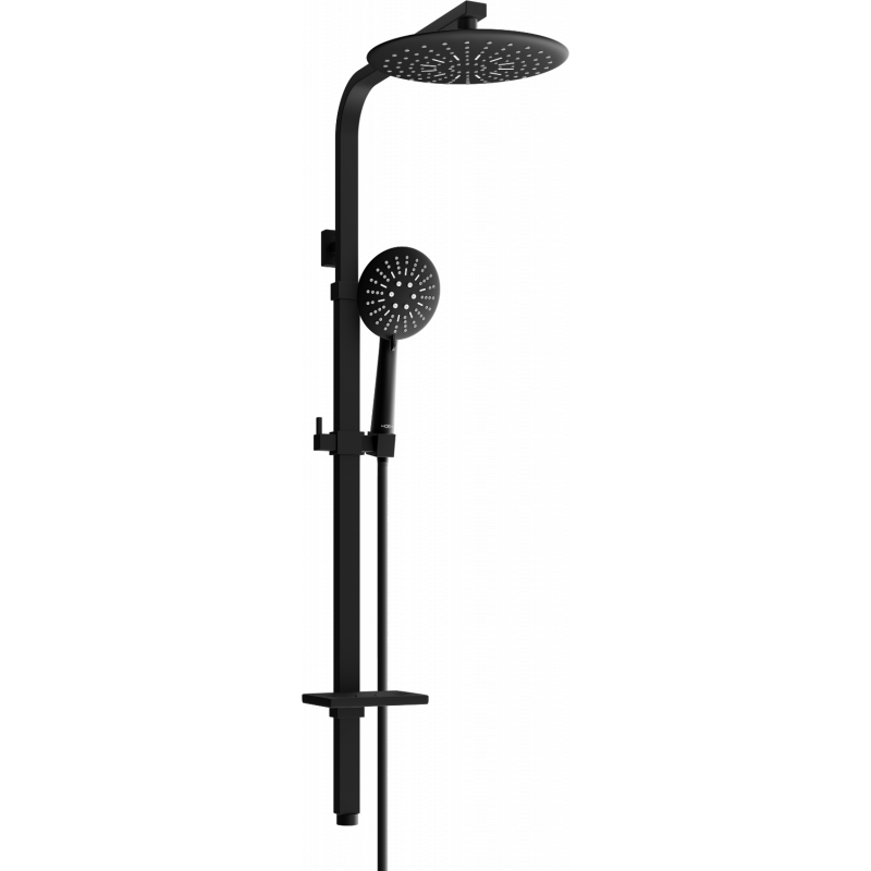 Mexen Q67 shower column, Black - 798676795-70