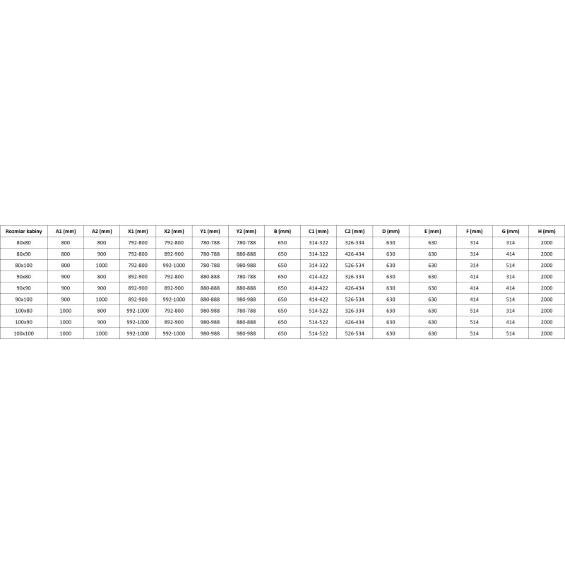 Mexen Lunar L pentagonal hinged right shower cabin 80 x 90 cm, transparent, brushed nickel - 831L-080P-090L-97-00-P