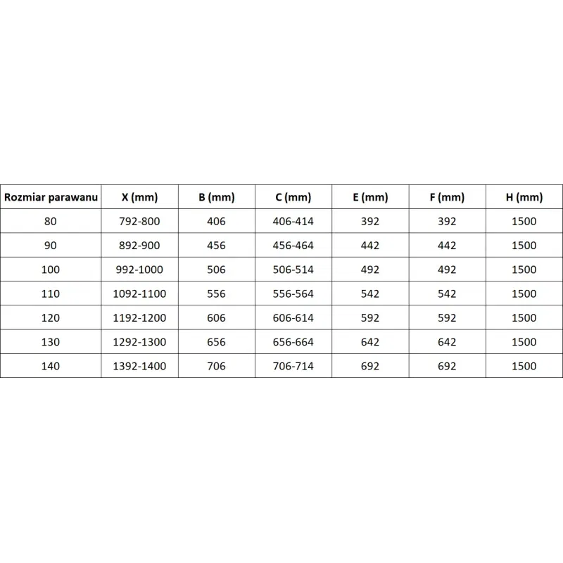 Mexen Lunar 2-wing bath screen right 90 x 150 cm, transparent, brushed nickel - 897-090-100-97-00-P