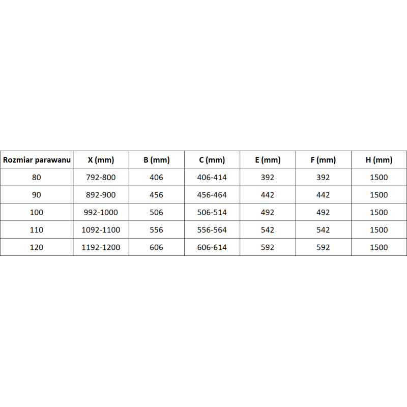 Mexen Lunar L 2-panel right shower screen 100 x 150 cm, transparent, brushed copper - 897L-100-100-65-00-P