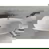 Mexen Luvo Slim freestanding bathtub 170 x 75 cm, white, brushed copper overflow - 52801707500-65