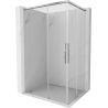 Mexen Rox Duo sliding shower cabin 90 x 85 cm, transparent, chrome - 8C2D-090-085-01-00