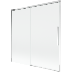 Mexen Rox bathtub screen 2-wing sliding 160 x 150 cm, transparent, chrome - 8C9-160-001-01-00