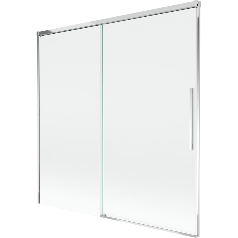 Mexen Rox bathtub screen 2-wing sliding 160 x 150 cm, transparent, chrome - 8C9-160-001-01-00