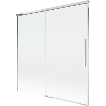 Mexen Rox bathtub screen 2-wing sliding 160 x 150 cm, transparent, chrome - 8C9-160-001-01-00