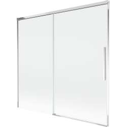 Mexen Rox 2-wing Sliding Shower Screen 170 x 150 cm, Transparent, Chrome - 8C9-170-001-01-00