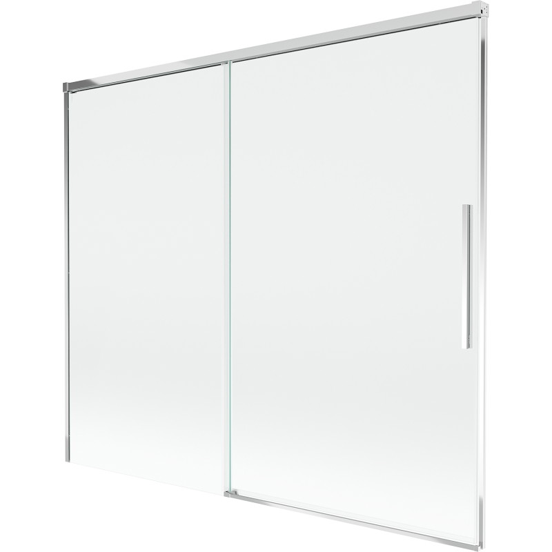 Mexen Rox 2-wing sliding bath screen 180 x 150 cm, transparent, chrome - 8C9-180-001-01-00