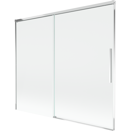 Mexen Rox 2-wing sliding bath screen 180 x 150 cm, transparent, chrome - 8C9-180-001-01-00