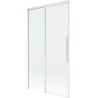 Mexen Rox 2-panel sliding bathtub screen 100 x 150 cm, transparent, white - 8C9-100-001-20-00