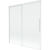 Mexen Rox 2-panel sliding bathtub screen 150 x 150 cm, transparent, white - 8C9-150-001-20-00