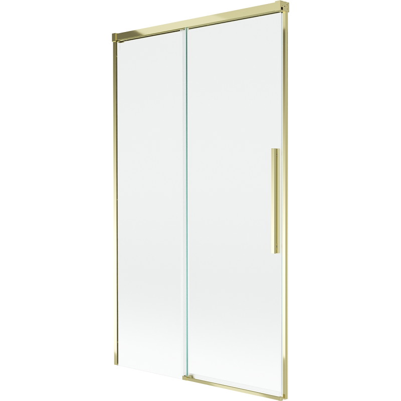 Mexen Rox 2-panel sliding bathtub screen 100 x 150 cm, transparent, gold - 8C9-100-001-50-00