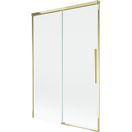 Mexen Rox 2-panel sliding shower screen 120 x 150 cm, transparent, gold - 8C9-120-001-50-00