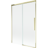 Mexen Rox 2-wing sliding bathtub screen 120 x 150 cm, transparent, gold - 8C9-120-001-50-00