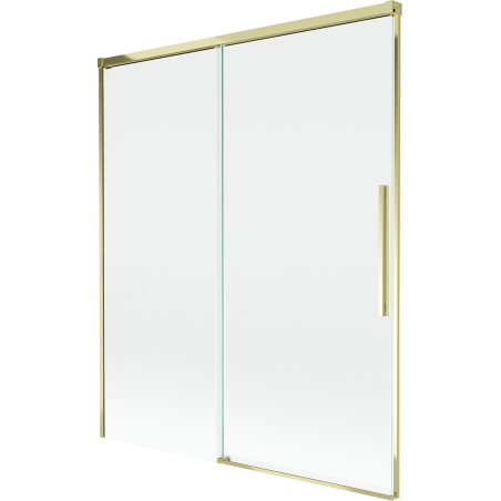 Mexen Rox 2-panel sliding bathtub screen 140 x 150 cm, transparent, gold - 8C9-140-001-50-00