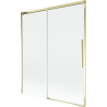 Mexen Rox 2-panel sliding bathtub screen 140 x 150 cm, transparent, gold - 8C9-140-001-50-00