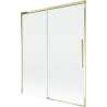 Mexen Rox 2-panel Sliding Shower Screen 140 x 150 cm, Transparent, Gold - 8C9-140-001-50-00