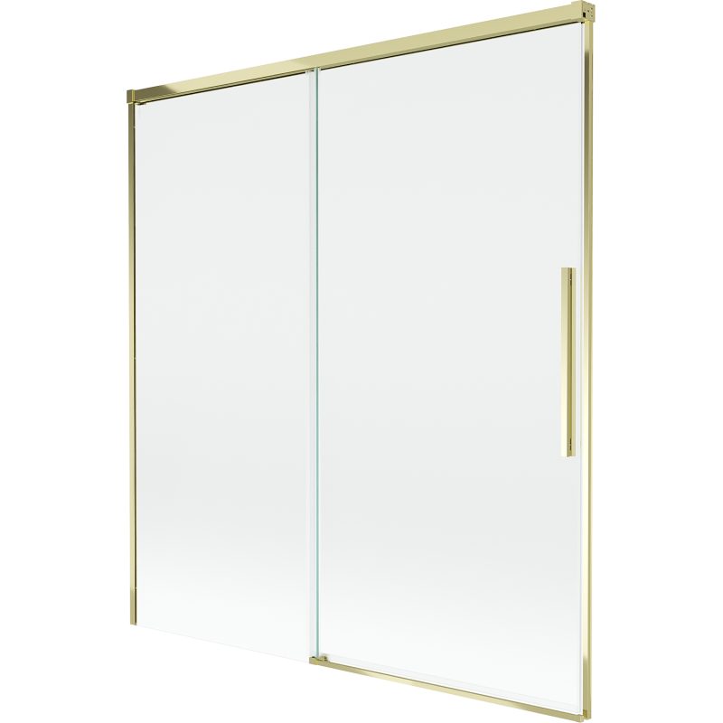 Mexen Rox 2-panel sliding bathtub screen 150 x 150 cm, transparent, gold - 8C9-150-001-50-00