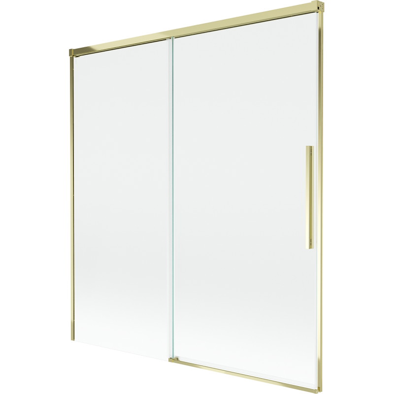 Mexen Rox two-wing sliding bath screen 150 x 150 cm, transparent, gold - 8C9-150-001-50-00