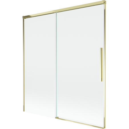 Mexen Rox two-wing sliding bath screen 150 x 150 cm, transparent, gold - 8C9-150-001-50-00