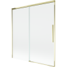 Mexen Rox two-wing sliding bath screen 150 x 150 cm, transparent, gold - 8C9-150-001-50-00
