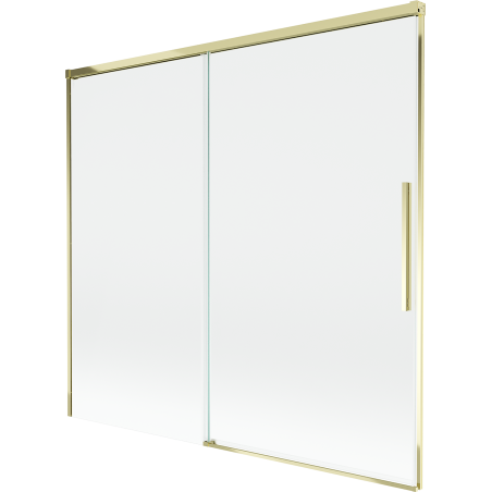 Mexen Rox 2-panel sliding bathtub screen 170 x 150 cm, transparent, gold - 8C9-170-001-50-00