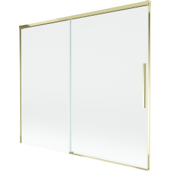 Mexen Rox 2-panel sliding bathtub screen 180 x 150 cm, transparent, gold - 8C9-180-001-50-00