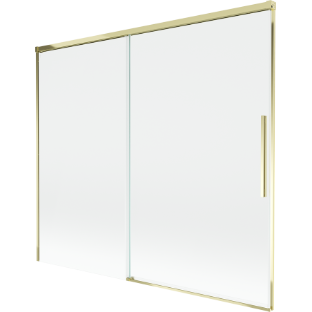 Mexen Rox 2-panel sliding bathtub screen 180 x 150 cm, transparent, gold - 8C9-180-001-50-00