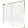 Mexen Rox 2-panel sliding bathtub screen 180 x 150 cm, transparent, gold - 8C9-180-001-50-00