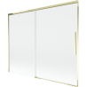 Mexen Rox 2-panel sliding bathtub screen 190 x 150 cm, transparent, gold - 8C9-190-001-50-00