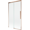 Mexen Rox 2-Panel Sliding Shower Screen 100 x 150 cm, Transparent, Rose Gold - 8C9-100-001-60-00
