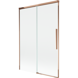 Mexen Rox 2-panel sliding bathtub screen 120 x 150 cm, transparent, rose gold - 8C9-120-001-60-00