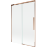 Mexen Rox 2-panel sliding bathtub screen 120 x 150 cm, transparent, rose gold - 8C9-120-001-60-00