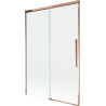 Mexen Rox 2-Panel Sliding Shower Screen 120 x 150 cm, Transparent, Rose Gold - 8C9-120-001-60-00