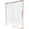 Mexen Rox Shower Screen 2-Panel Sliding 140 x 150 cm, Transparent, Rose Gold - 8C9-140-001-60-00