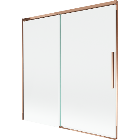 Mexen Rox 2-panel Sliding Shower Screen 160 x 150 cm, Transparent, Rose Gold - 8C9-160-001-60-00