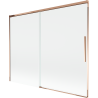Mexen Rox 2-Panel Sliding Shower Screen 190 x 150 cm, Transparent, Rose Gold - 8C9-190-001-60-00