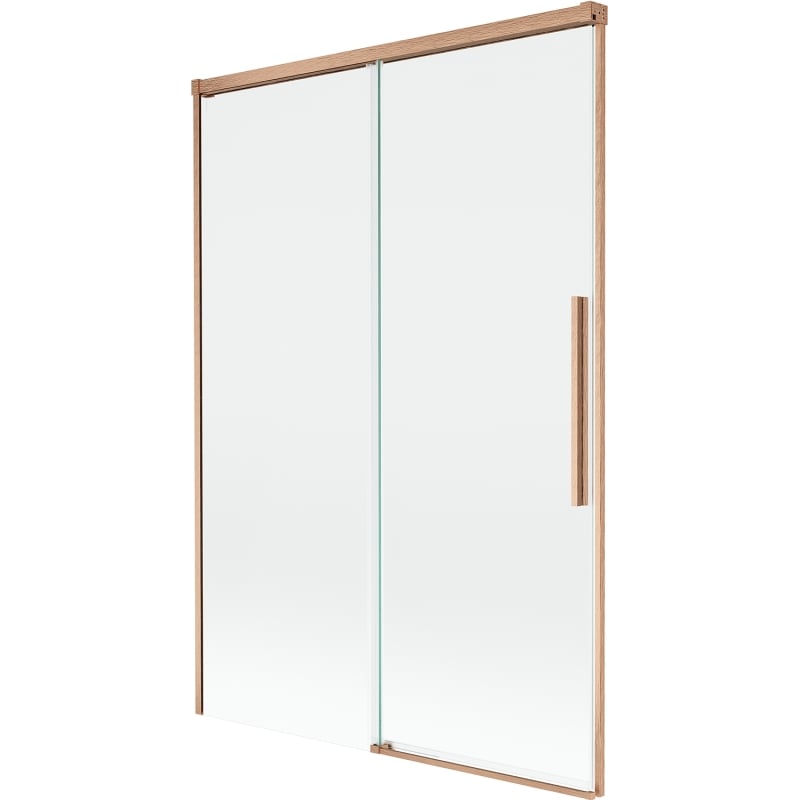 Mexen Rox two-wing sliding bath screen 120 x 150 cm, transparent, brushed copper - 8C9-120-001-65-00