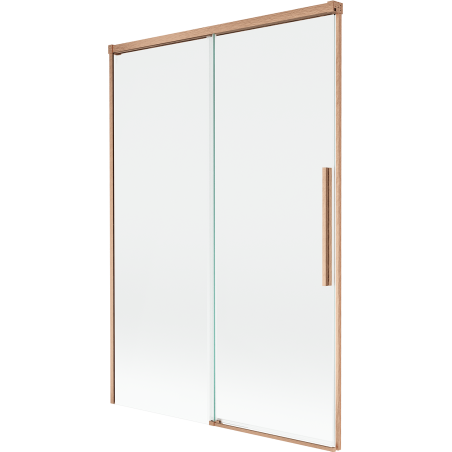 Mexen Rox two-wing sliding bath screen 120 x 150 cm, transparent, brushed copper - 8C9-120-001-65-00