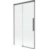 Mexen Rox 2-panel sliding bathtub screen 100 x 150 cm, transparent, brushed gun gray - 8C9-100-001-66-00