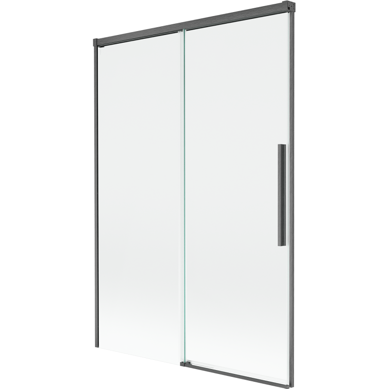 Mexen Rox two-wing sliding shower screen 120 x 150 cm, transparent, gun-gray brushed - 8C9-120-001-66-00
